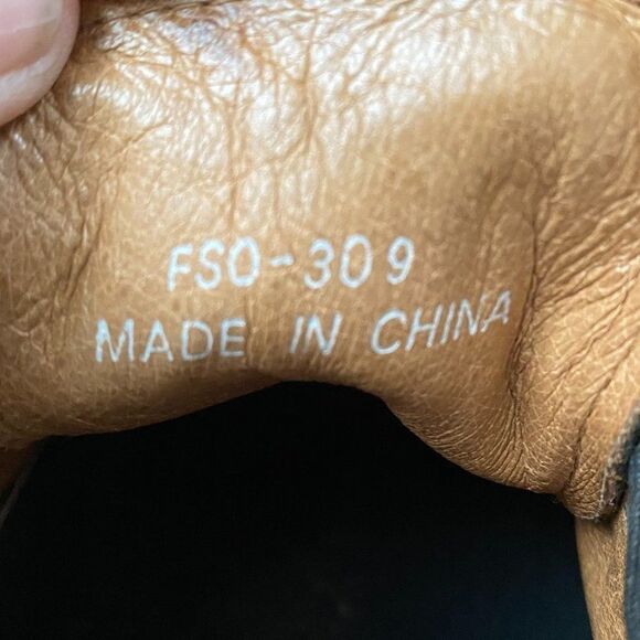 French Shriner Whitman Black Leather Wingtip Oxfords Mens Dress Shoes Size 12 M - Picture 8 of 10